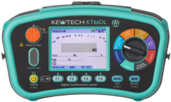 Kewtech KT66ET Multifunction Tester with Earth Test Kit