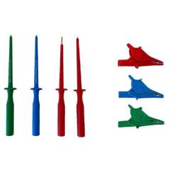 Megger 1014-301 Red Blue Green Probes and Clips for MFT