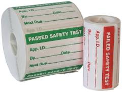 Pat testing Labels - 450 pass & 50 Fail