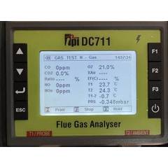 TPI DC711-VKIT Flue Gas Analyser Kit with TPI View and Printer