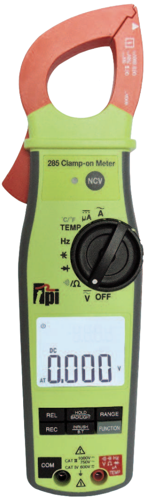 TPI 285 Digital Clamp with Bluetooth and TPI View App
