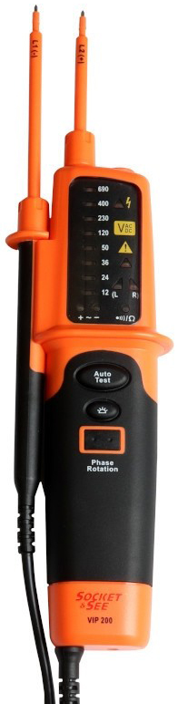 Socket and See VIP200 2-Pole Voltage Tester